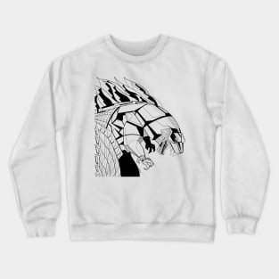 mechagodzilla ecopop in kaiju art wallpaper Crewneck Sweatshirt